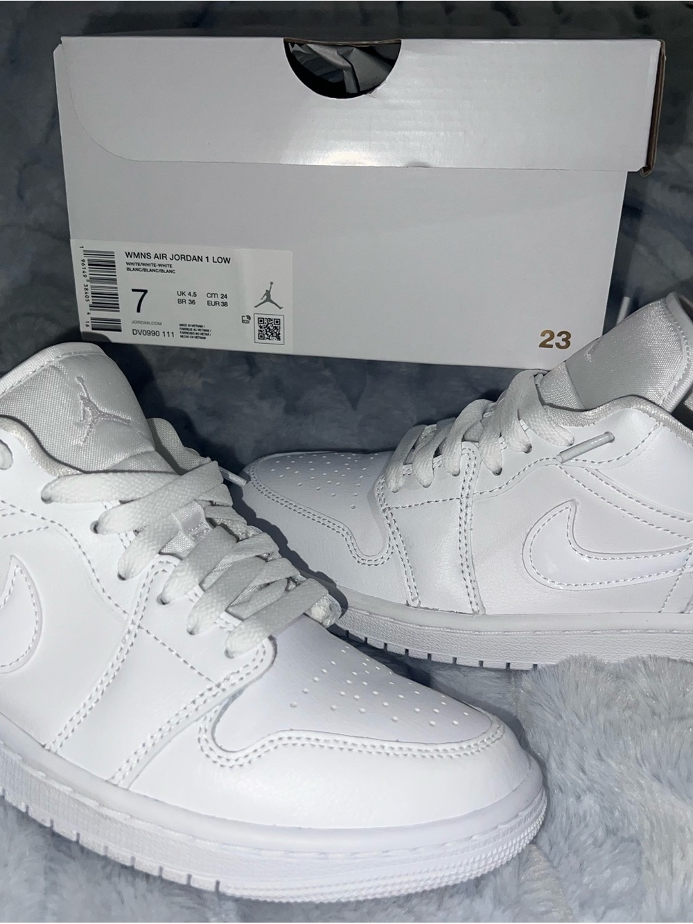 Nike Air Jordan 1 Low Womens- White